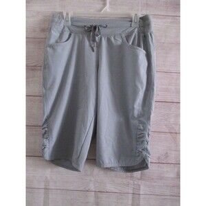 Excurzion Bermuda Shorts Size 8  Stretch Polyester Hiking Running Grey Work Out